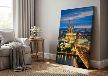 Wall Art | Cologne Cathedral at night