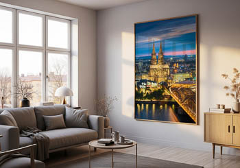 Wall Art | Cologne Cathedral at night