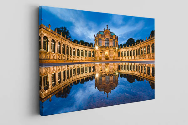 Canvas | Zwinger in Dresden at night