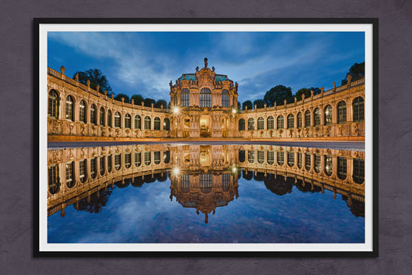 Fine Art Print | Zwinger in Dresden at night