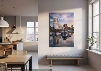 Wandbild | Medienhafen in Düsseldorf
