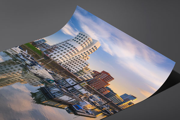Kunstdruck / Poster | Medienhafen in Düsseldorf