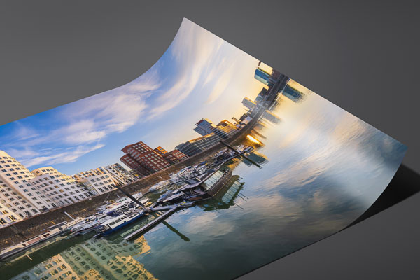 Kunstdruck / Poster | Medienhafen in Düsseldorf