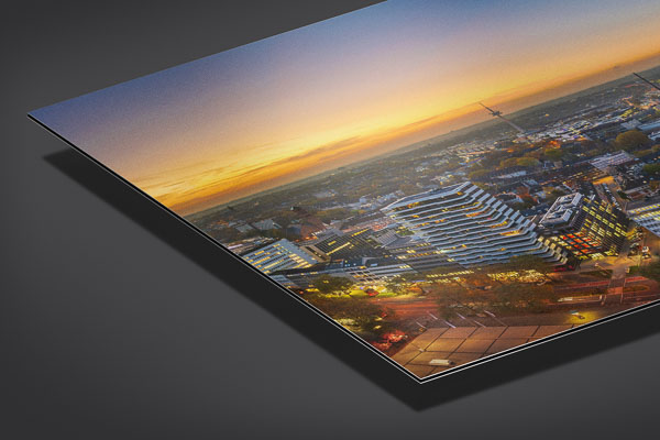 Metal Print - Night skyline of Essen