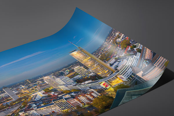 Fine Art Print | Night skyline of Essen