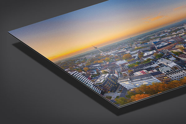 Metal Print - Sunset skyline of Essen