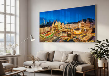 Wall Art | Christmas market in Frankfurt