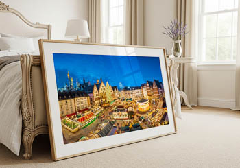 Wandbild | Weihnachtsmarkt in Frankfurt