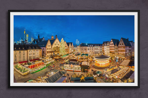 Fine Art Print | Christmas market in Frankfurt