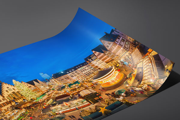 Kunstdruck / Poster | Weihnachtsmarkt in Frankfurt