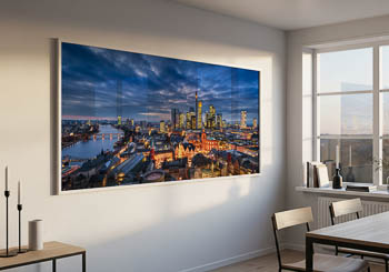 Wall Art | Sunset skyline of Frankfurt