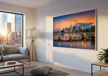 Wall Art | Sunset skyline of Frankfurt