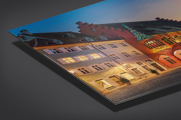Metal Print | Sunset at the Munsterplatz in Freiburg