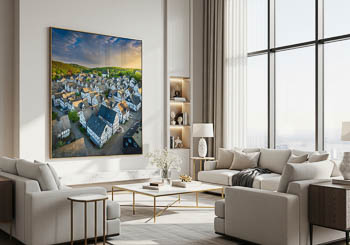 Wall Art | Aerial view of Freudenberg