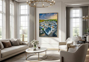 Wall Art | Aerial view of Freudenberg