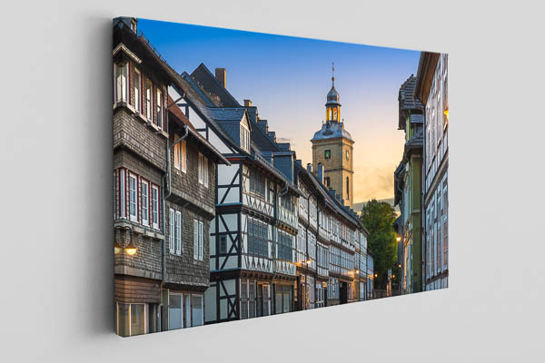 Leinwand | Historische Breite Straße in Goslar