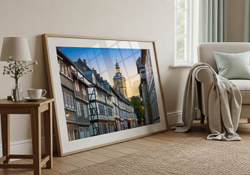 Wandbild | Historische Breite Straße in Goslar