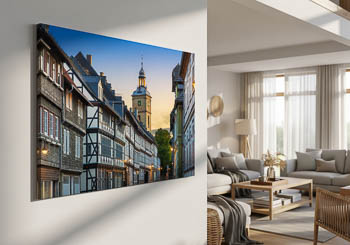 Wandbild | Historische Breite Straße in Goslar