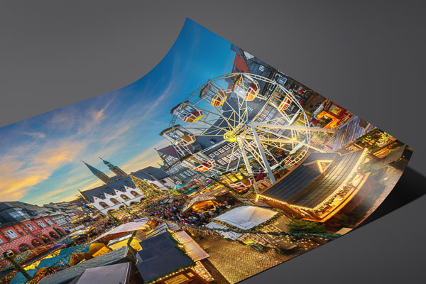 Kunstdruck / Poster | Weihnachtsmarkt in Goslar