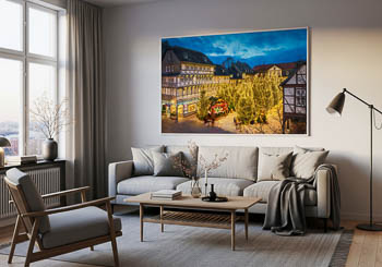 Wandbild | Weihnachtswald in Goslar