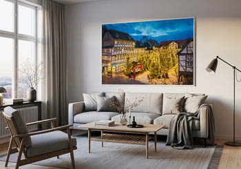 Wandbild | Weihnachtswald in Goslar