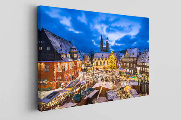 Canvas - Christmas market in Goslar