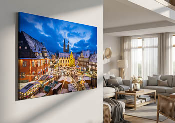 Wandbild | Weihnachtsmarkt in Goslar