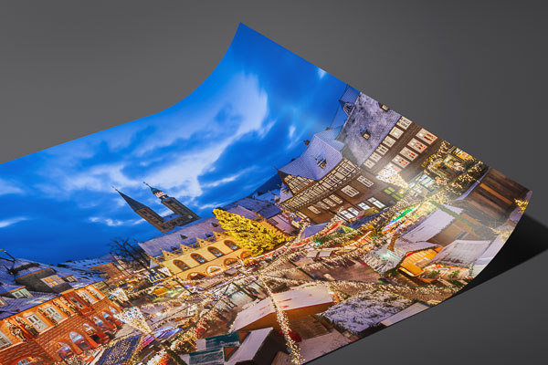 Kunstdruck / Poster | Weihnachtsmarkt in Goslar