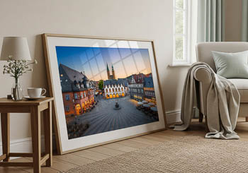 Wandbild | Sonnenuntergang in Goslar