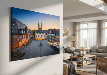Wandbild | Sonnenuntergang in Goslar