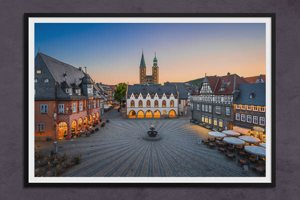Poster / Kunstdruck | Sonnenuntergang in Goslar