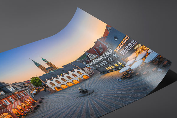Kunstdruck / Poster | Sonnenuntergang in Goslar