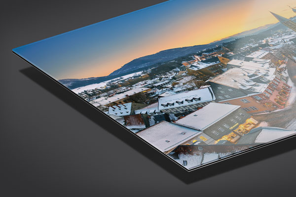Acrylglas | Winternacht Panorama von Goslar