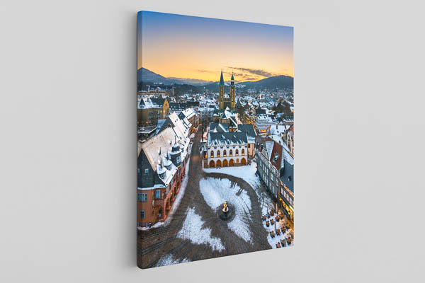 Canvas | Winter sunset in Goslar