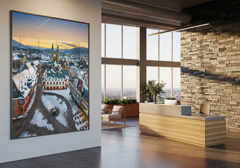 Wandbild | Winternacht in Goslar