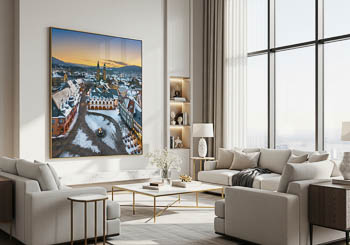 Wall Art | Winter sunset in Goslar