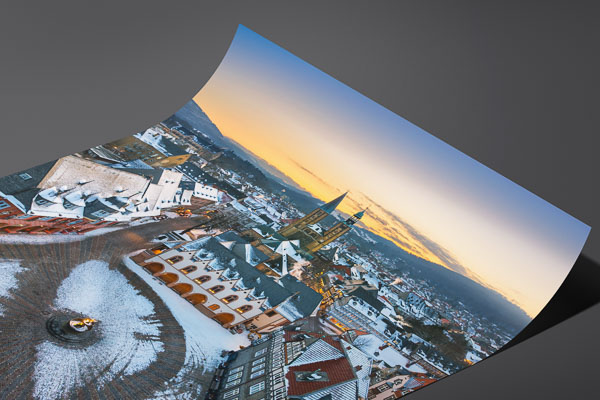 Fine Art Print | Winter sunset in Goslar