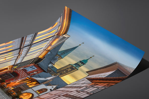 Fine Art Print | Old town of Goslar at night