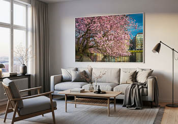 Wall Art | Cherry blossoms in Hamburg