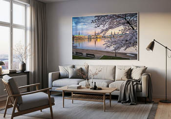 Wandbild | Kirschblüten in Hamburg