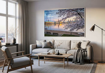 Wall Art | Cherry blossoms in Hamburg