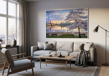 Wandbild | Kirschblüten in Hamburg