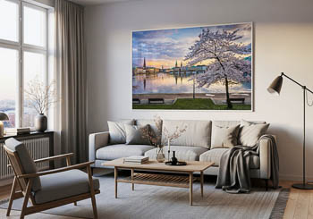 Wall Art | Cherry blossoms in Hamburg