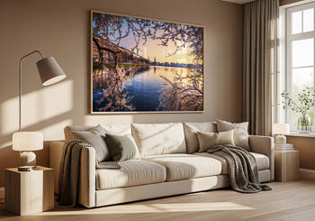 Wall Art | Cherry blossoms in Hamburg