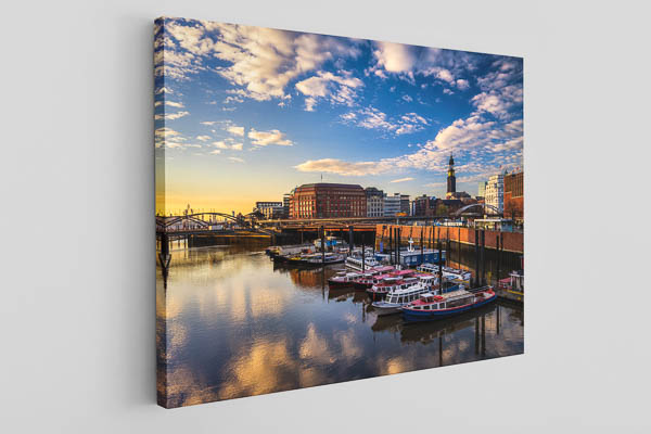 Canvas - Binnenhafen in Hamburg