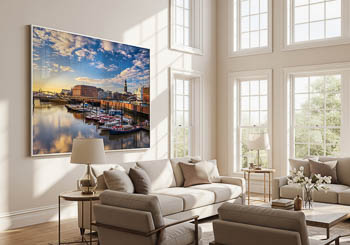 Wandbild | Binnenhafen in Hamburg