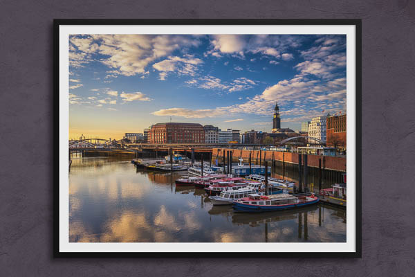Fine Art Print | Binnenhafen in Hamburg