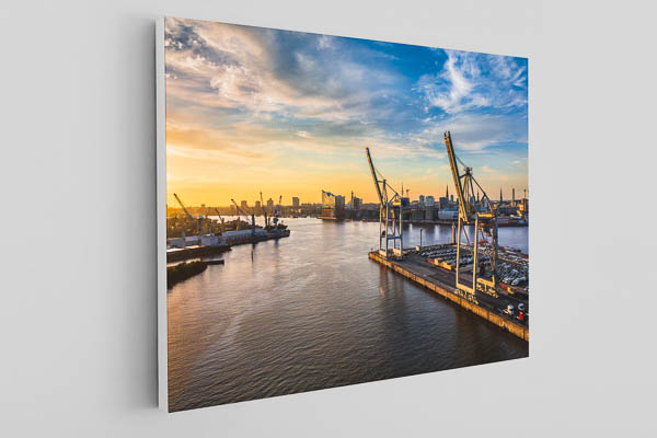 Leinwand | Containerterminal im Hamburger Hafen