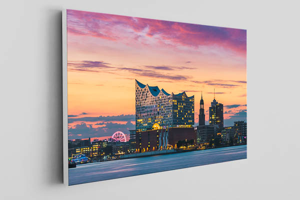 Leinwand | Elbphilharmonie und Michel in Hamburg