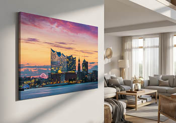 Wall Art | Elbphilharmonie and Michel in Hamburg
